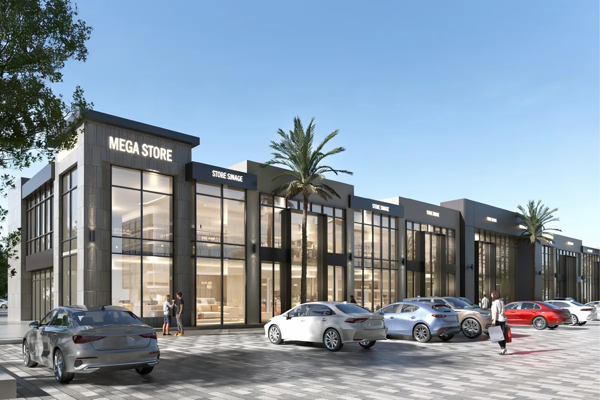 Matajer West mega-store architectural visualisation